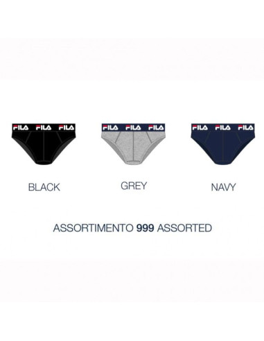 men's stretch cotton briefs Fila FU5233