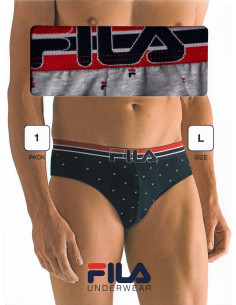 Group of 3 men's stretch cotton briefs Fila FU5080