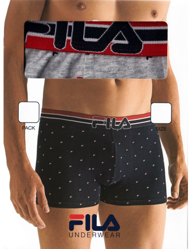 Gruppo 3 boxer uomo in cotone elasticizzato Fila FU5081