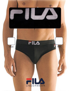 Group of 3 men's stretch cotton briefs Fila FU5160
