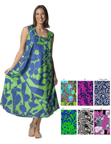 Woman dress with wide shoulder in... Woman dress with wide shoulder in...