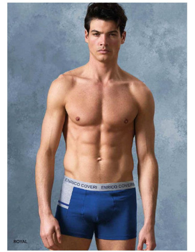 Gruppo 6 boxer uomo in cotone elasticizzato Enrico Coveri EB1297