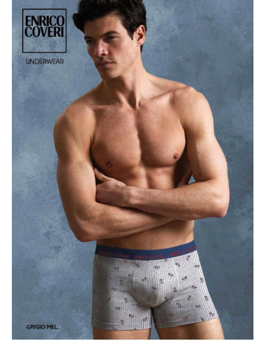 Gruppo 6 boxer uomo in cotone elasticizzato Enrico Coveri EB1299