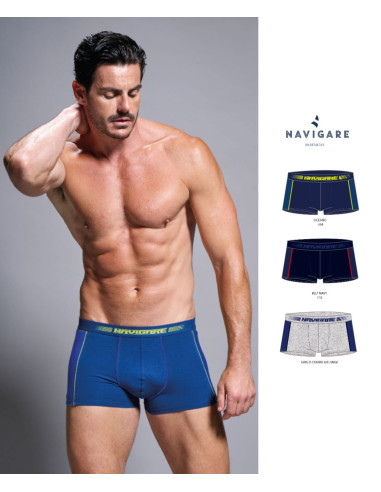 Gruppo 3 boxer uomo moda in cotone elasticizzato Navigare 21408Z