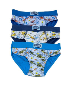 Gruppo 6 slip bambino in cotone elasticizzato Gasolino 3783