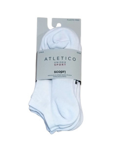 Gruppo 3 minicalze unisex in cotone e spugna Scopri Atletico