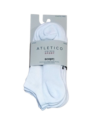 Gruppo 3 minicalze unisex in cotone e spugna Scopri Atletico