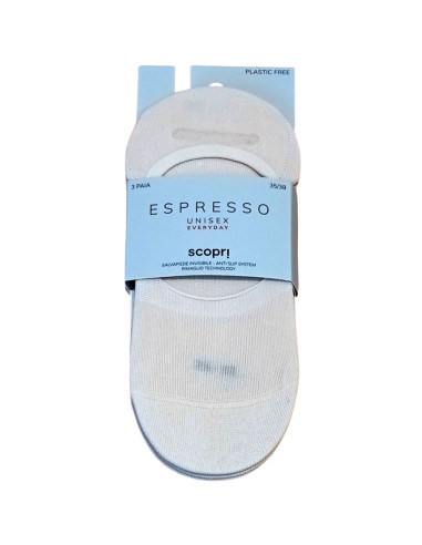 Gruppo 3 fantasmini invisibili in cotone elasticizzato Scopri Espresso