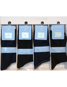 Group of 3 viscose men's short socks Henry Cotton's HV202