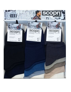 Men's elastic cotton bike short socks Prisco Sironi