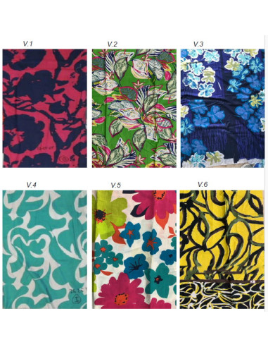 Woman patterned cotton wide shoulder... Woman patterned cotton wide shoulder...