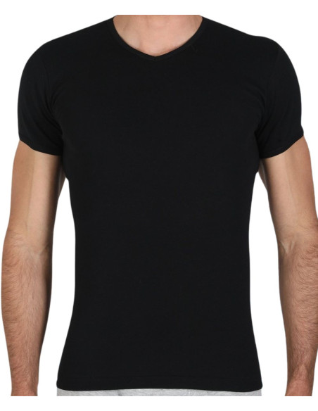 T-shirt uomo in cotone scavo a V Fragi 730