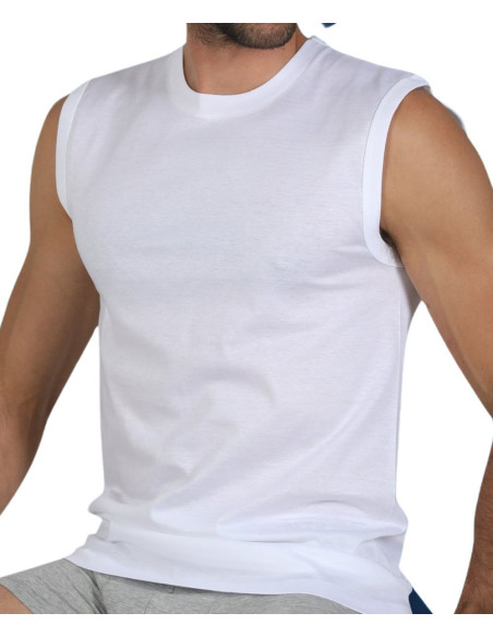 Sleeveless crew neck sweater shirt Fragi Rudy