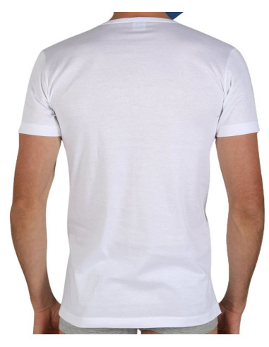 Men's V neck mercerized cotton jersey t-shirt Fragi Pierre Men's V neck mercerized cotton jersey t-shirt Fragi Pierre