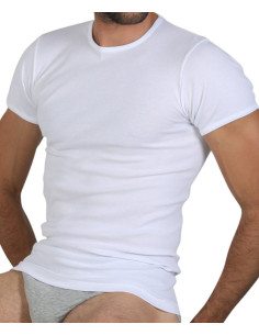 Men's round neck cotton... 2