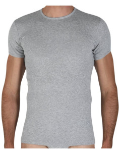 Men's round neck cotton...