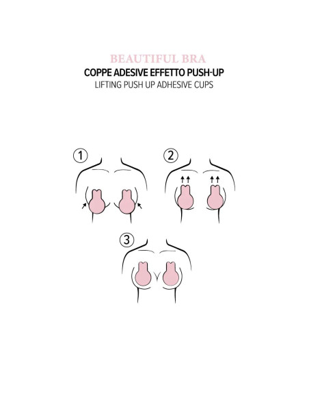 Coppe adesive effetto push-up LoveandBra Beautiful Bra Coppe adesive effetto push-up LoveandBra Beautiful Bra