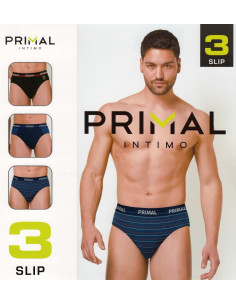 Gruppo 3 slip uomo in cotone elasticizzato Primal S355