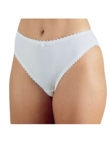 Slip donna in puro cotone a costine Adriana 222