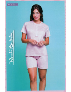 Pigiama donna corto in jersey di cotone Renato Balestra BJ531