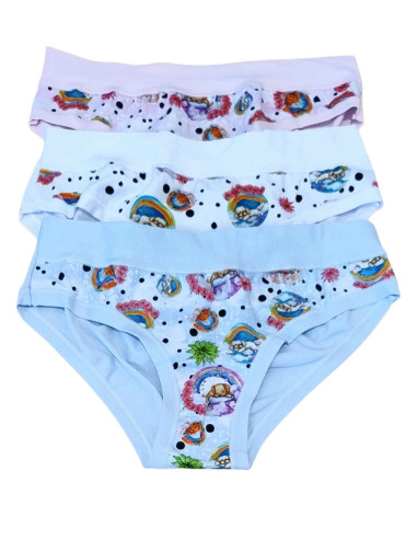 Gruppo 3 slip boxerini donna fantasia Emy Lovely Girl 6807D