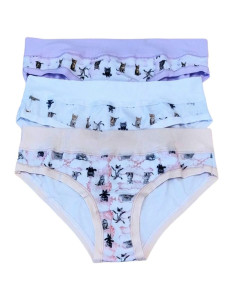 Gruppo 3 slip boxerini donna fantasia Emy Lovely Girl 6768D