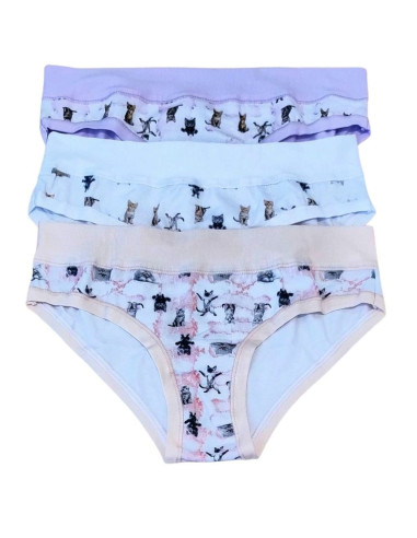 Gruppo 3 slip boxerini donna fantasia Emy Lovely Girl 6768D