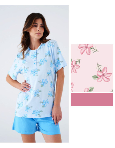 Woman short sleeves cotton pajamas Karelpiu' KC8010