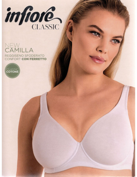 Balconcino con ferretto in cotone Cotton Touch Infiore New Camilla