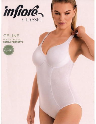 Stretch cotton unwired body suit Infiore Cotton Touch Celine