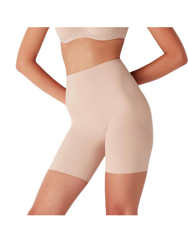 Women's modelling micro laser cut high waist long leg briefs anti-mark Cotonella CD033