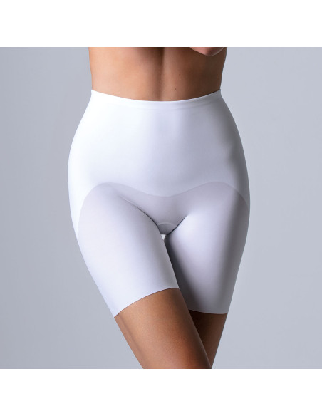 Women's modelling micro laser cut high waist long leg briefs anti-mark Cotonella CD033 Women's modelling micro laser cut high waist long leg briefs anti-mark Cotonella CD033