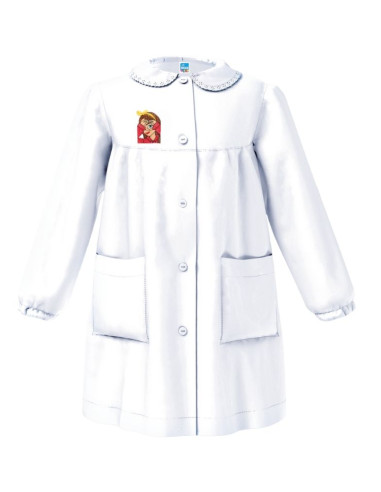 Girl smock for school Siggi Happy School 33GR4211 White