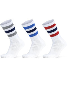 Men's sponge tennis socks Prisco Tennis CR stripes