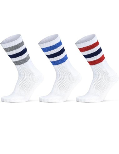 Men's sponge tennis socks Prisco Tennis CR stripes