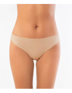 Women's laser-cut stretch cotton with lace brazilian briefs Sielei Invisible Cotton 15117 2