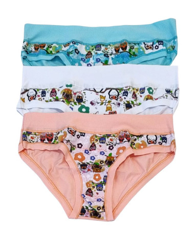 Gruppo 3 slip boxerini donna fantasia Emy Lovely Girl 6783D