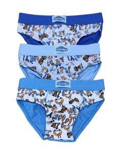 Gruppo 6 slip bambino in cotone elasticizzato Gasolino U3825