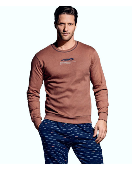 Men's warm cotton jersey pajamas Infiore Racing RCN752987