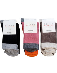 Group 3 warm ribbed cotton short socks Scopri Prisco Gioia