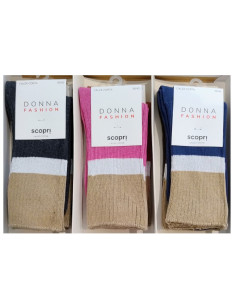 Group 3 warm ribbed cotton short socks Scopri Prisco Sublime