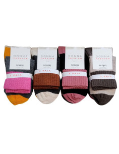 Group 3 warm cotton short socks Scopri Prisco Velvet
