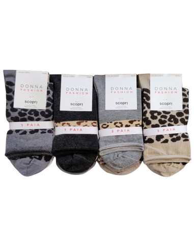 Group 3 warm cotton short socks Scopri Prisco Fit
