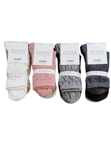 Group 3 warm cotton short socks Scopri Prisco Terra
