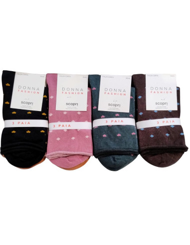 Group 3 warm cotton short socks Scopri Prisco Myra