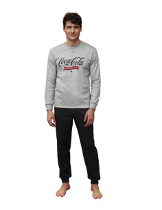 Pigiama uomo in jersey di cotone caldo Sabor Coca Cola CCM7637 2
