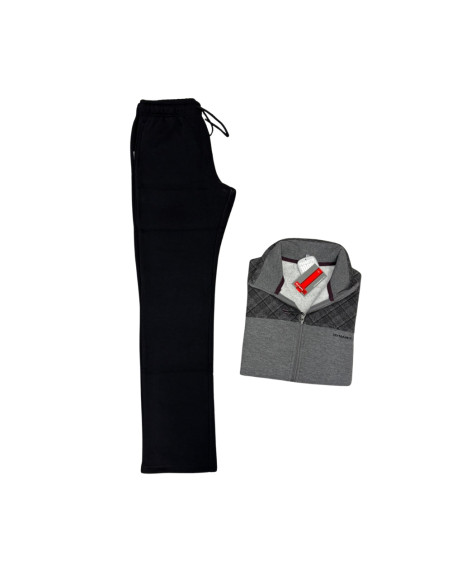 Men's fleece cotton tracksuit with zip F.lli Campagnolo 8Q77558