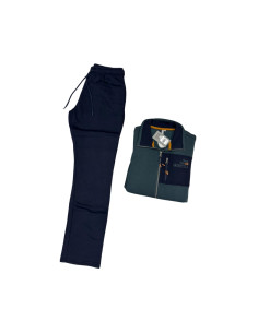 Tuta uomo in cotone felpato con zip Fratelli Campagnolo 8Q77560 2