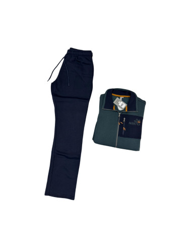 Men's fleece cotton tracksuit with zip F.lli Campagnolo 8Q77560