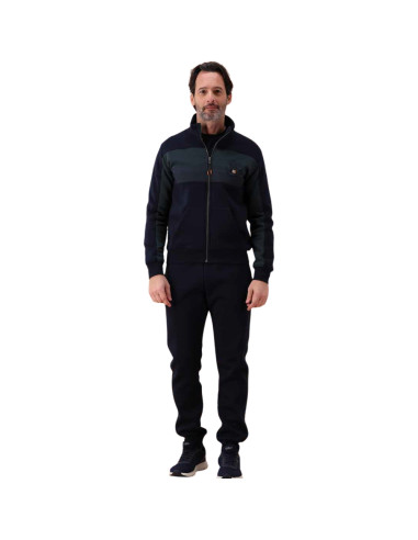 Tuta uomo in cotone felpato con zip Fratelli Campagnolo 8Q77561